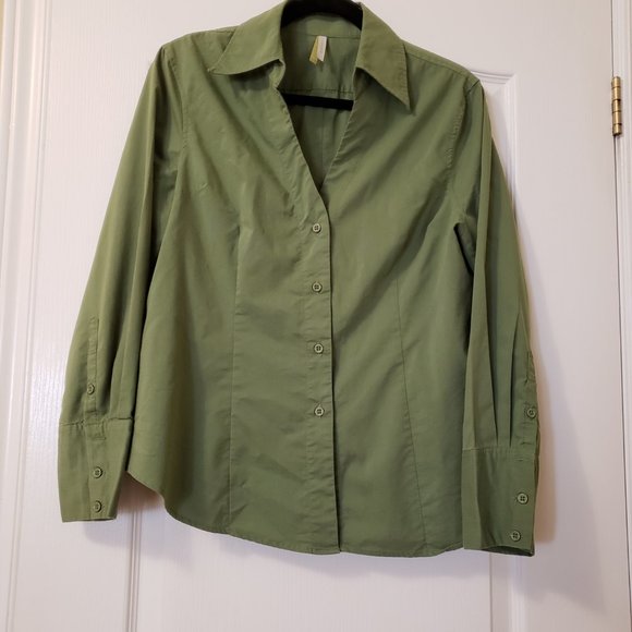 Women's Tag Studio XL Green Shirt - Picture 7 of 9